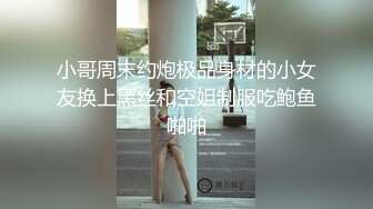 小哥周末约炮极品身材的小女友换上黑丝和空姐制服吃鲍鱼啪啪