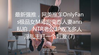 最新强推，网美推车OnlyFans极品女M母狗变态人妻ann私拍，NTR老公3P双飞多人淫乱主打一个刺激 (7)